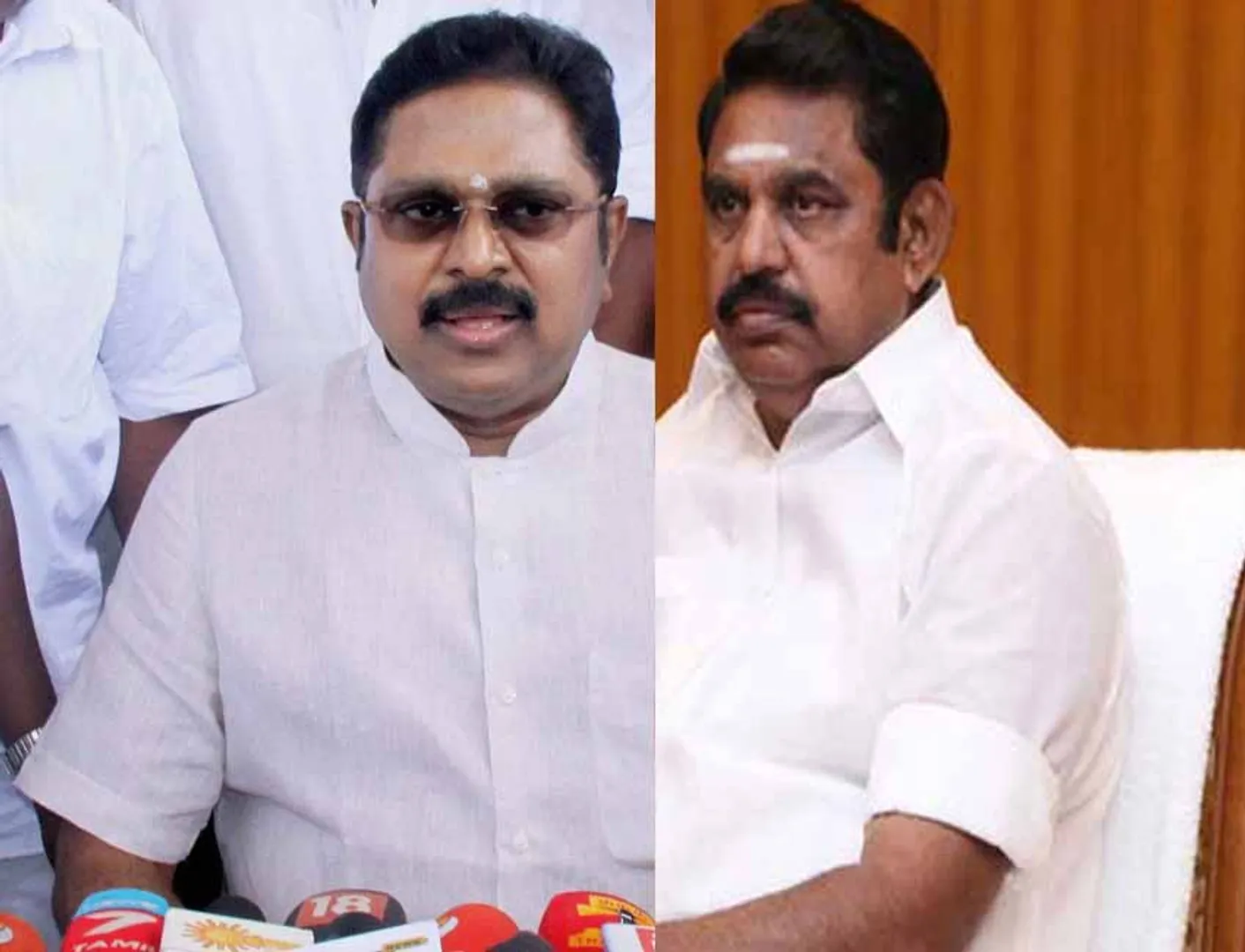 edappadi palanisamy T. T. V. Dhinakaran